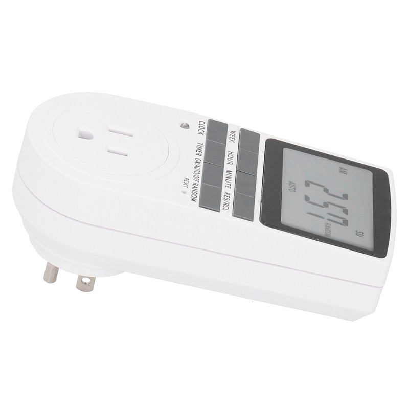 15A LCD Display Energy Saving Timer Socket Outlet Home Appliances