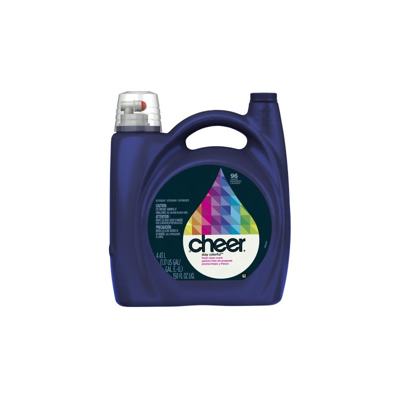 Cheer 2x Ultra Liquid Fresh Clean Scent, 96 loads, 150-Ounce