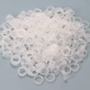 ONLYKXY 100 Pieces 10mm ID 12mm OD Clear Silicone Cable