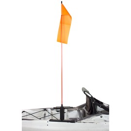 YakAttack VISIFlag, 52" tall mast with flag, Includes MightyMount and Hardware