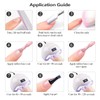 RARJSM Rubber Base Milky White,Builder Extension Gel Builder Soft White,Rubber