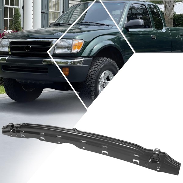Black Steel Front Impact Bar Bumper Reinforcement Bar Compatible with