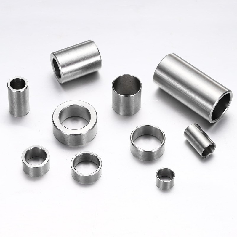 MECCANIXITY 10pcs M10 Metal Spacers, 3/8" IDx1/2" ODx5/8" Length Stainless