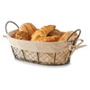 Bread Basket / Fruit Basket with Washable Fabric Insert 26