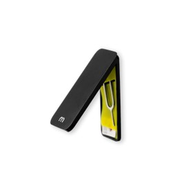 Maco Wing Stainless Steel Smartphone Kickstand with SIM Card Storage | 3mm Thick Ultra Thin | Free Vertical or Horizontal Installation | MagSafe Charging Friendly (Black)