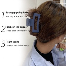 Somnr Hair Claws,Colourful Hair Clips for Thick Thin and Curly Hair,Strong and Stable French Design Suitable for Women Girls Hairstyle Accessories