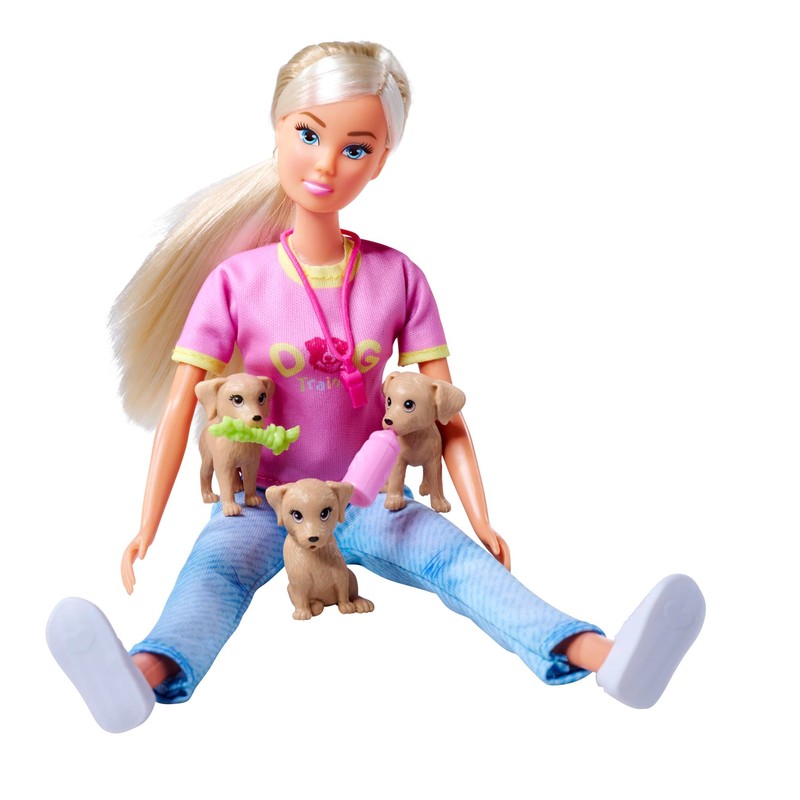 Steffi Love Dog Trainer, Toy Doll as Dog Trainer with