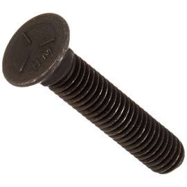 The Hillman Group 260057 7/16-Inch x 2 1/4-Inch Plow Bolts, 50-Pack , black