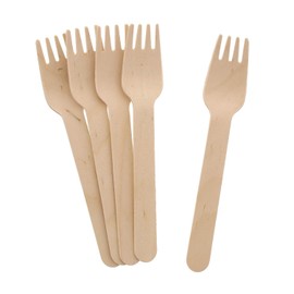 PrimeWare Heavy Weight Disposable Wooden Fork, Case of 1000