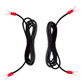 KOOKFJLLZ Turntable Ground Wire - Eliminates Hum & Buzz for Technics SL-1200/1210 Series - 2 Pack, 5ft Professional 18AWG