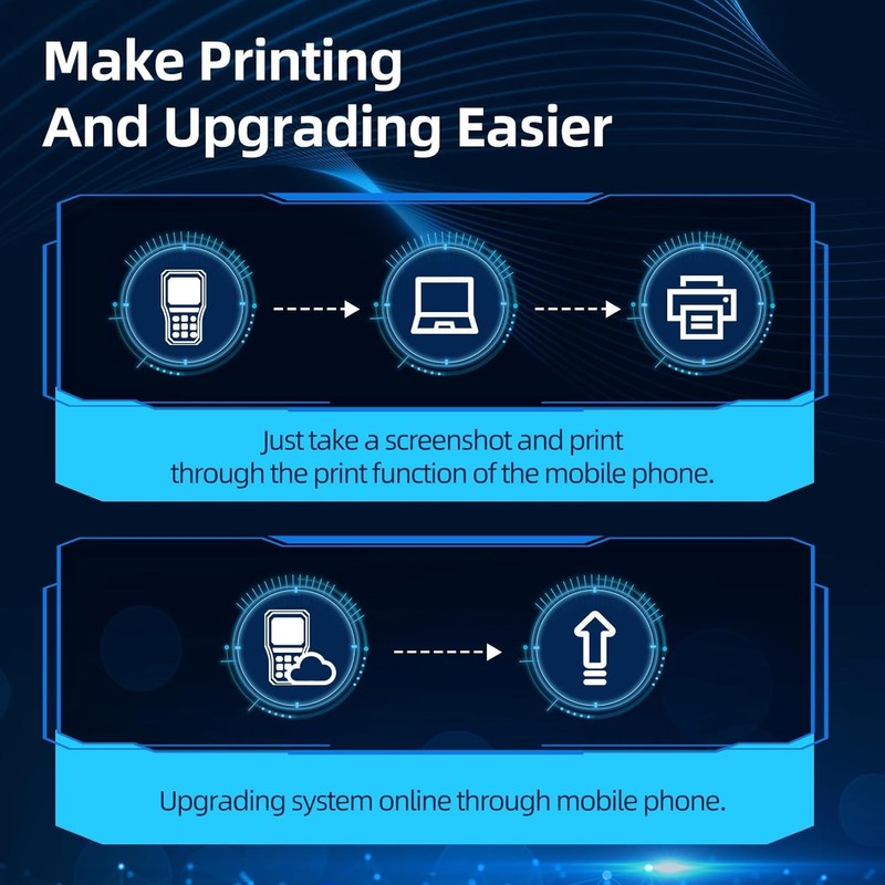 2-in-1 Bluetooth Check Engine Code Reader with Reset, Clear Error
