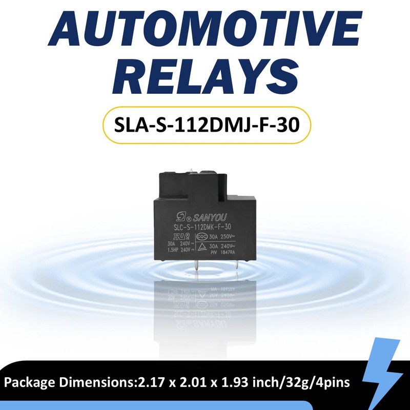 30A 250V Power Relay - SLC-S-112DMK-F-30, Miniature Design, High Switching