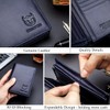 Strong Large Capacity Genuine Leather Bifold Wallet/Credit Card Holder for