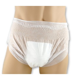 Unique Wellness Absorbent Underwear (Pull-Ups) Size X-Large (40"–60" Waist) 48 Count