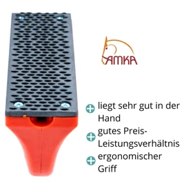 AMKA Hoof Rasp with Anatomically Shaped Red Handle 041/438
