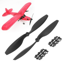 AXOC RC Aircraft Propeller 255mm Black Flexible Low Power RC Propeller Blade for RC Aircraft