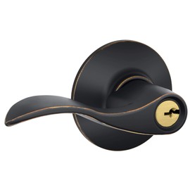 Schlage F51VACC716 F51A V Acc 716 Accent Entry Lever, Aged Bronze