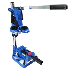 TEXALAN(R) Drill Press Rotary Tool Workstation Stand with Wrench- 220-01- Mini Portable Drill Press- Tool Holder- 2 inch Depth- Ideal for Drilling Perpendicular and Angled Holes