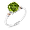 Gem Stone King 8MM Cushion Gemstone Birthstone Engagement Ring |