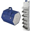 CHENKEE Sunglasses Storage Box, 6 Compartments, Foldable Glasses, Display Box,