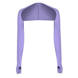 GXGM Women's Bolero, Arm Warmers, UV Protection Bolero, Women's Sun Protection Scarf, Arm Warmers, Ice Silk, Cooling Scarf, Arm Sleeves with Finger Holes, Fingerless Gloves Sleeves, Light Purple