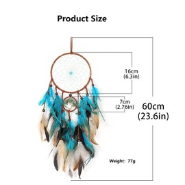 Feather Dreamcatcher, Dream Catcher, Handmade Dream Catcher, Handmade for Wall Hanging, Home Decor, Ornaments, Crafts