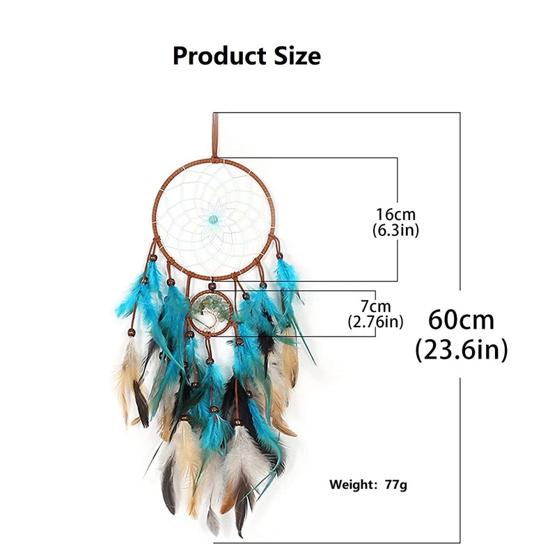 Feather Dreamcatcher, Dream Catcher, Handmade Dream Catcher, Handmade for Wall