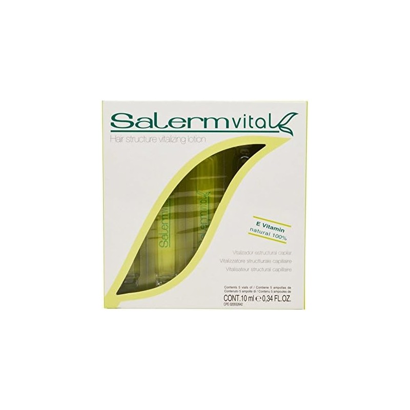 Salerm Vital Capillary Structural Vitalizer Ample 0.34oz x 5 (10ml