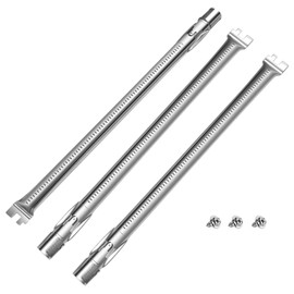 Huachancn 19.5 Inch 62752 Grill Burner Replacement Parts for Weber Genesis 300 Series (2011-2016), Genesis E310 E320 E330 S310 S320 S330 Burner Tubes for Weber Gas Grill with Front Control Control