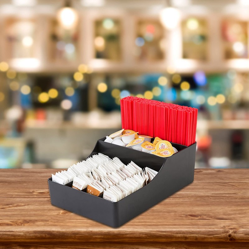 GANAZONO Coffee and Tea Station- Condiment Organizer for Coffee and