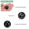 M METERXITY 3-Pack Threaded Ball Knobs, M6 Female Thread 25mm