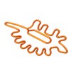 100pcs Paper Clips Portable Mini Cute Dinosaur Shape Electroplated Metal