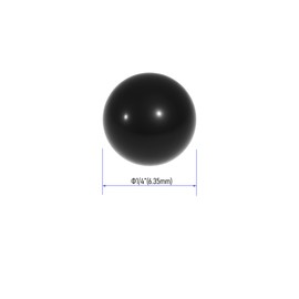 FOCMKEAS 10PCS 1/4"(0.25") Ceramic Bearing Ball Si3N4 Silicon Nitride G5 Precision Ball