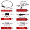 Unbranded SS Braided New Automatic Transmission Cooler Line Kit -6AN