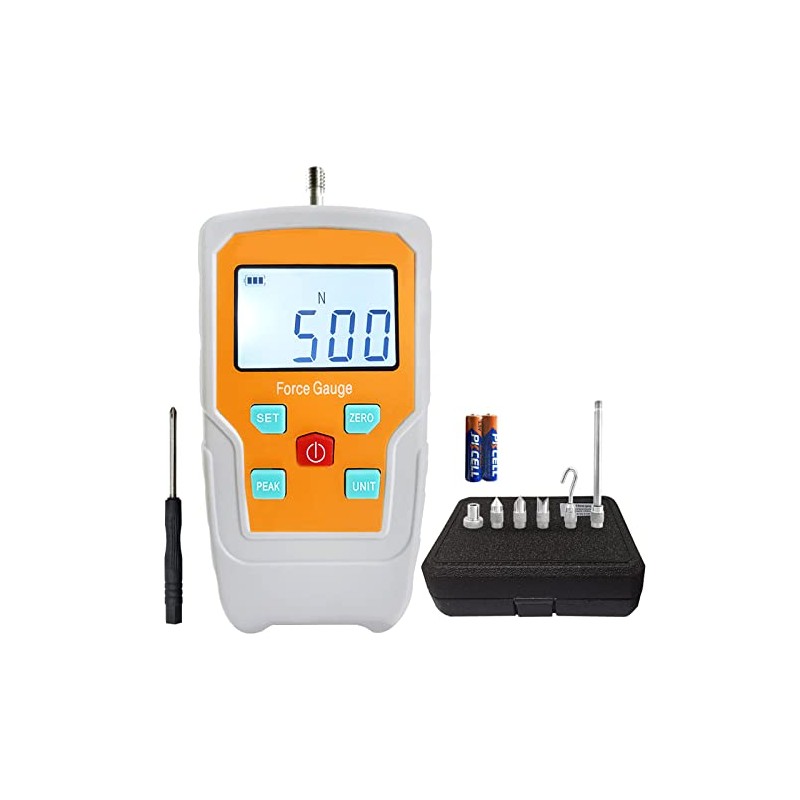 Digital Electronic Pull Gauge Tester 110LB/500N Force Gauge Push-Pull Meter