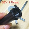 JUNLIXN Burnishing Polishing Machine Shaft Set, 5/8"-11 Thread Shaft Extension