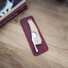 LES FINES LAMES CIGAR CUTTER KNIFE LEATHER HOLD SHEATH CASE