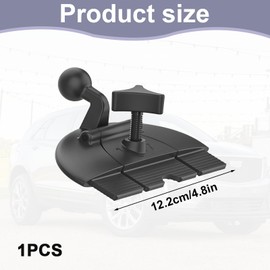 Musiook 1 PCS CD Phone Holder for Car, Universal CD Slot Phone Holder for Car, Portable Radio Bracket, Carplay GPS Navigator Holders Base 17.2mm Ball Joint Holders, Secure and Stable Fit