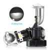 Colight Pair H4 LED Headlight Bulbs Mini Projector Lens LHD