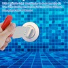 Pool Plug Removal Tool with Handle Grip, Upgraded Metal Eyeball