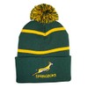 Arena Scarves South Africa Bobble Hat - Pinstripe Green, Gold