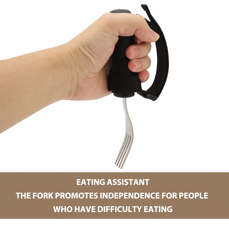 Adaptive Utensils Comfortable Grasp Easy Control Daily Eating Assistant Fork