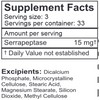 LifeLink's Cardiopeptase (Serrapeptase) 5 mg x 100 Enteric Coated tablets