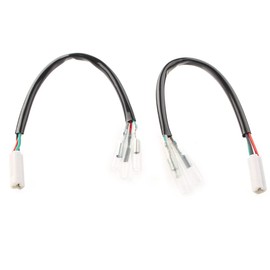 FSFY 2 pcs Turn Signal Wiring Harness 3 Wire Plug and Play Turn Signal Splitter Harness Y-Adapter for Yamaha R1 R3 R6 FZ1 FZ6 FZ07 FZ09