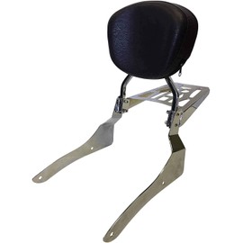 Sissy Bar Backrest & Luggage Rack for 07+ Honda Shadow Spirit VT750C2 Shaft Drive - Contoured