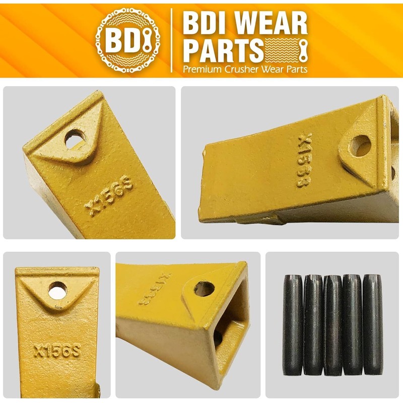 BDI Wear Parts 5 - X156S Short Dirt Teeth Bucket