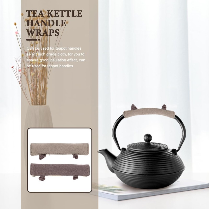 CALLARON 2 Pcs Kettle Handle Cover - Heat Resistant Teapot