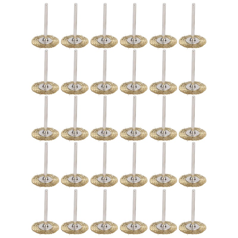 Pack of 30 Wire Brushes Dremel Brushes Wire Brush Set