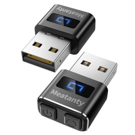 Meatanty 2Pcs Metal Tiny Mouse Jiggler, USB Mouse Mover Undetectable, Automatic Shaker with Separate Mode and ON/Off Buttons, Mouse Moving Device Screen, Wiggler Giggler Keep Computer/PC/Laptop Awake