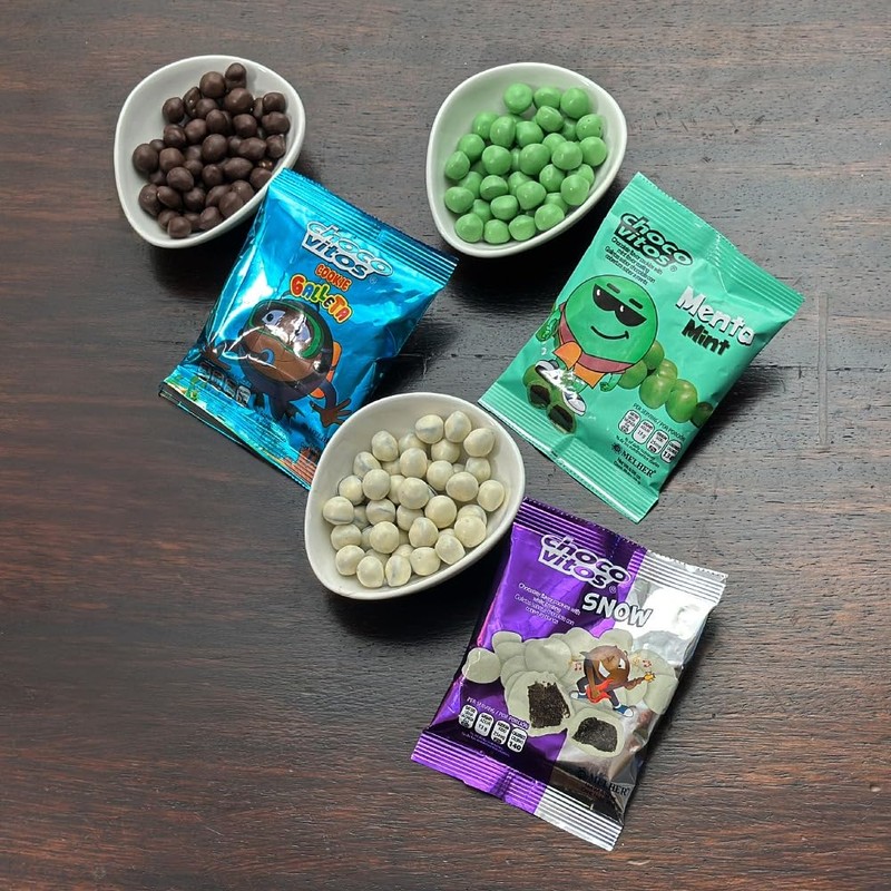 CHOCO VITOS Chocolate Candy, Variety Pack, 24 Packs of 0.98